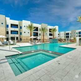 Relaxation at Amiya is just footsteps away from your front door! Head over to our resort-style swimming pool and spa where you can lounge poolside under a cabana! ☀️ What kind of outdoor activities do you like?  For more community amenities, go to our website. #Amiya #AZApartments #GoodyearAZ #AZLiving #LiveGreystar Instagram post from @amiya_apts on March 14, 2023 00:00:00am