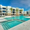 swimming pool in a courtyard